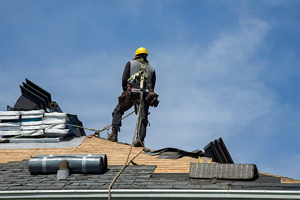 Professional Roof Replacement technician working in Harlingen, TX
